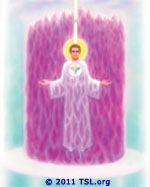 Seele mit Violettflamme